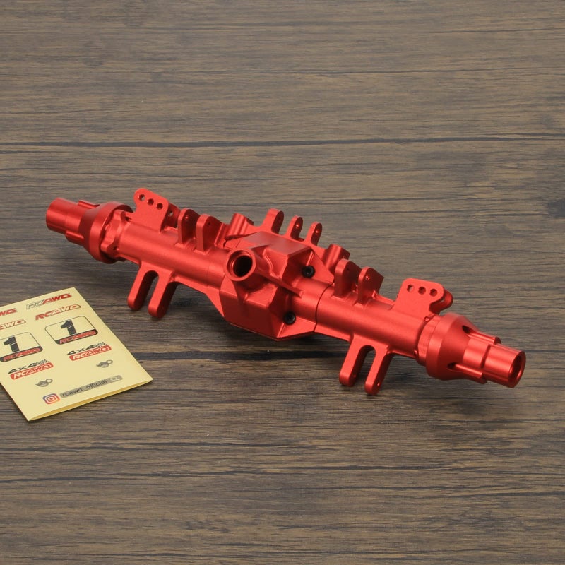 RCAWD Rear Axle Housing Cover Case Set LOS242030 for Losi 1/8 LMT Red - Image 5